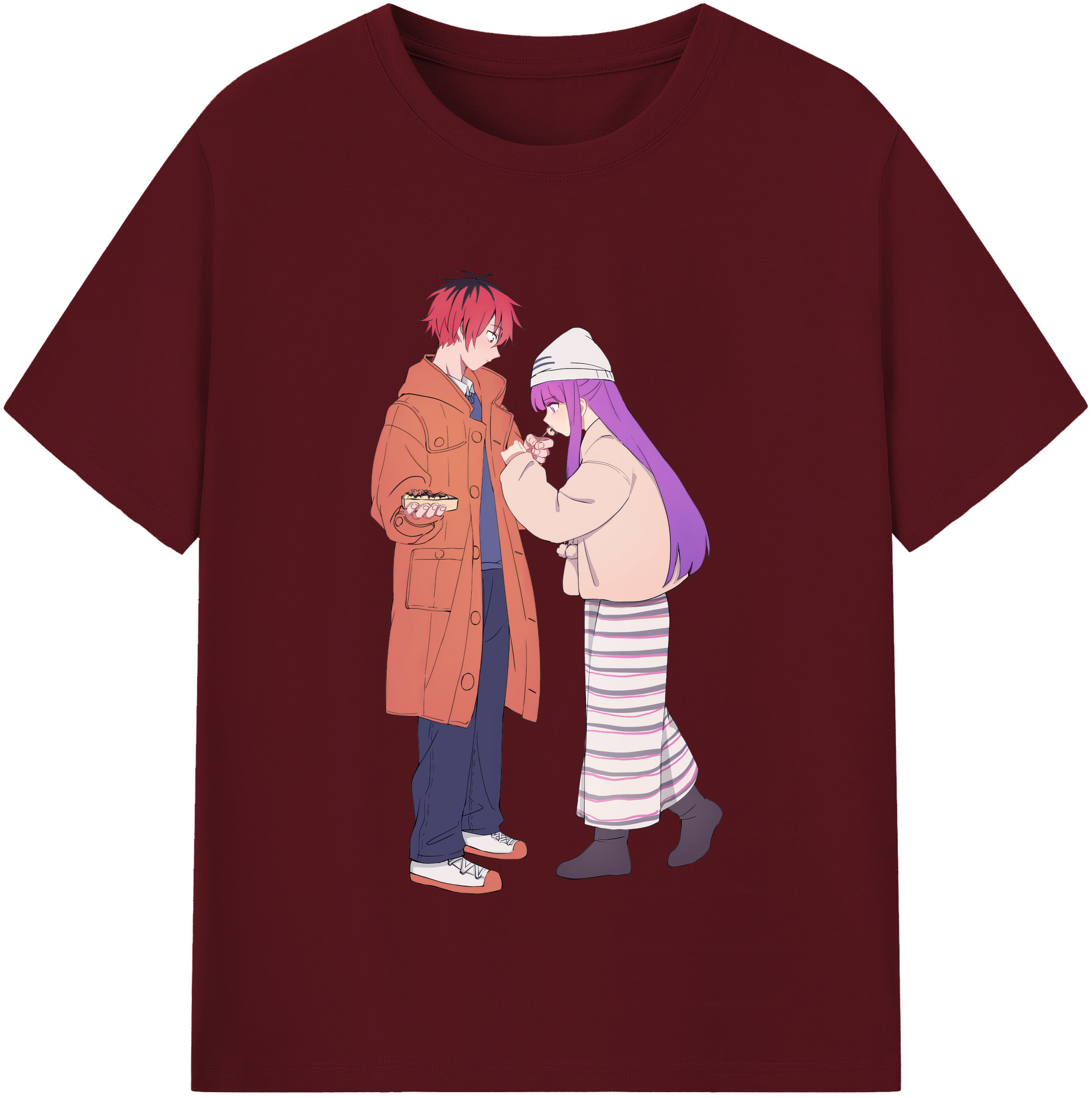 （画像用） 葬送のフリーレン Frieren 綿100％半袖Tシャツ（フロントプリント）